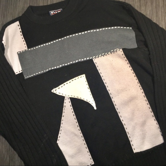 !CLEARANCE! Men’s Vintage Patchwork Sweater 👌🏻 - Picture 3 of 5